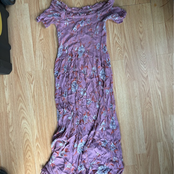 Kimchi Blue Off-The-Shoulder Smocked Dress - Picture 3 of 4